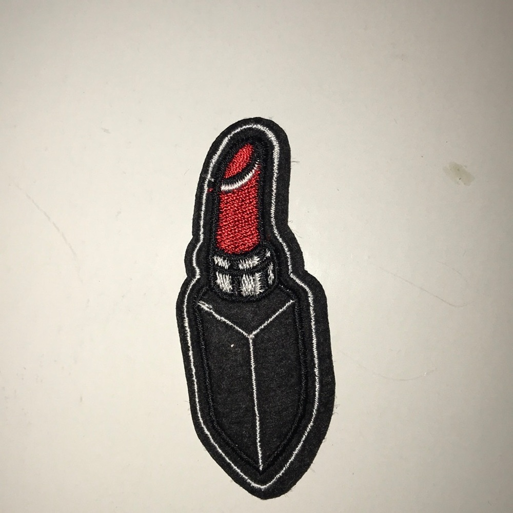 Red Lipstick Iron on Patch 🧡 Accepting Offers 🧡